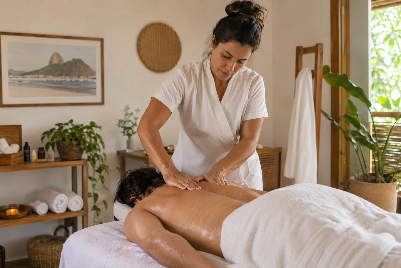 Registro da galeria de Massoterapia
